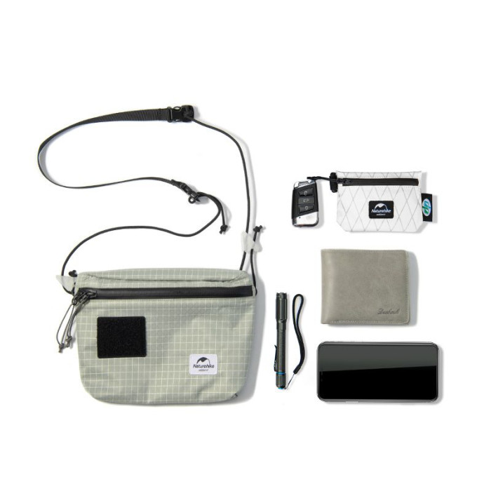 Сумка маленькая Naturehike NH20BB204, 3л, светло-серый  