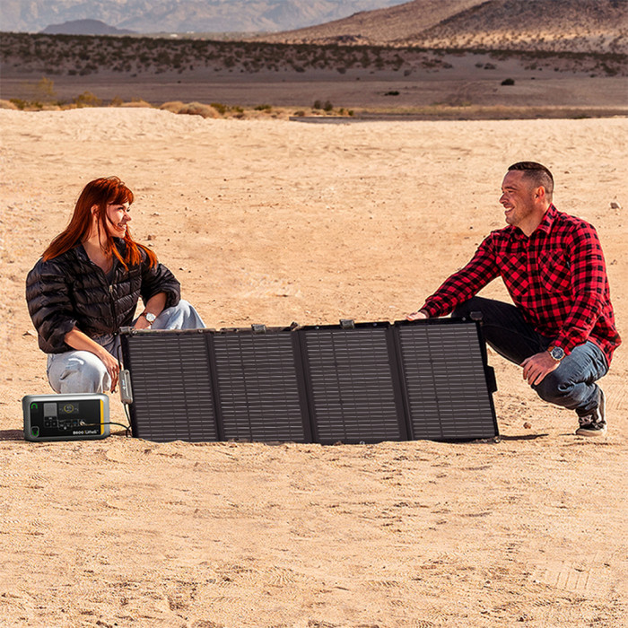 Портативная складная солнечная панель Litheli 100W  