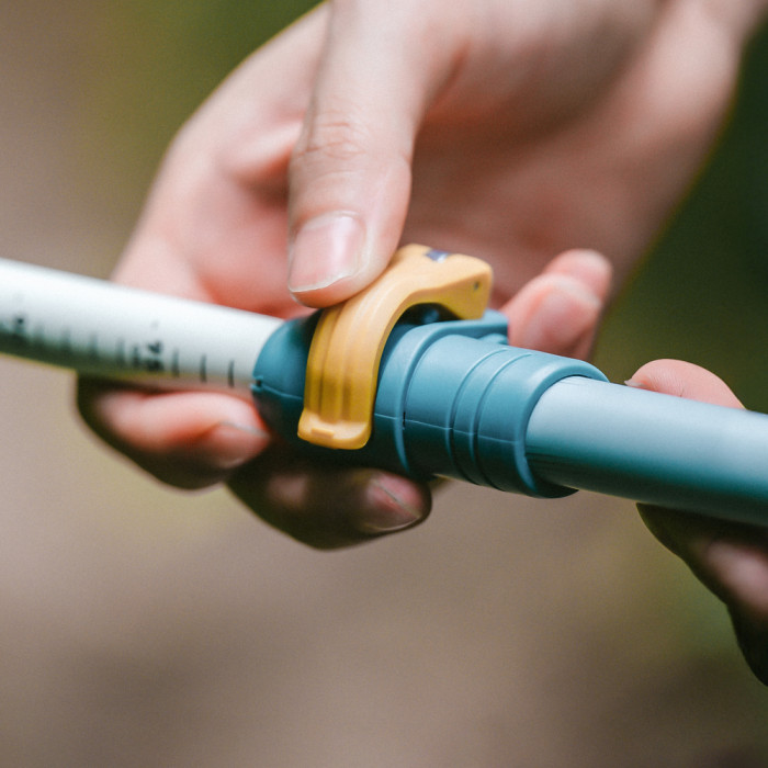 Трекинговая палка Naturehike CNK2550DS013, 90-120 см, голубая  