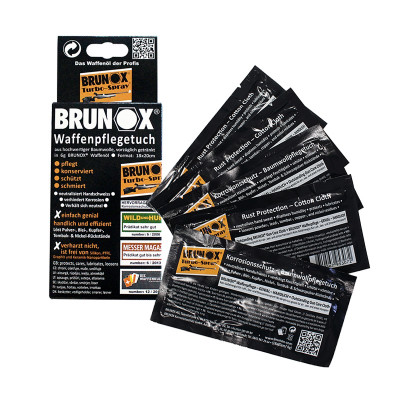 Салфетки Brunox Gun Care для ухода за оружием, 5шт в коробке