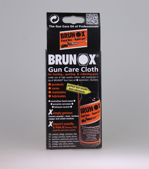 Промасленные салфетки для очистки и смазки оружия Brunox Gun Care 5шт  