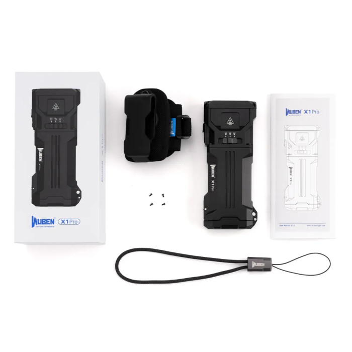 Фонарик ручной Wuben X1 PRO Black  