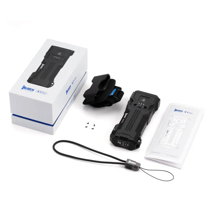 Фонарик ручной Wuben X1 PRO Black  