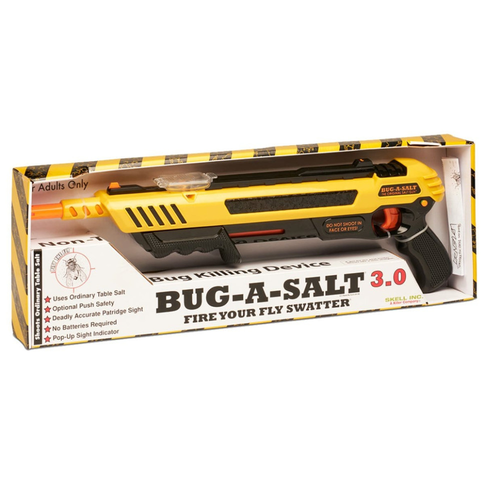 【新品】 BUG-A-SALT3.0 バグアソルト3 Солевая винтовка для охоты на насекомых Bug-A-Salt 3.0 - Желтая