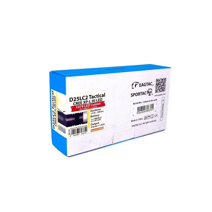 Тактический фонарь Eagletac D25LC2 XP-L HI NW,1160 Lm  