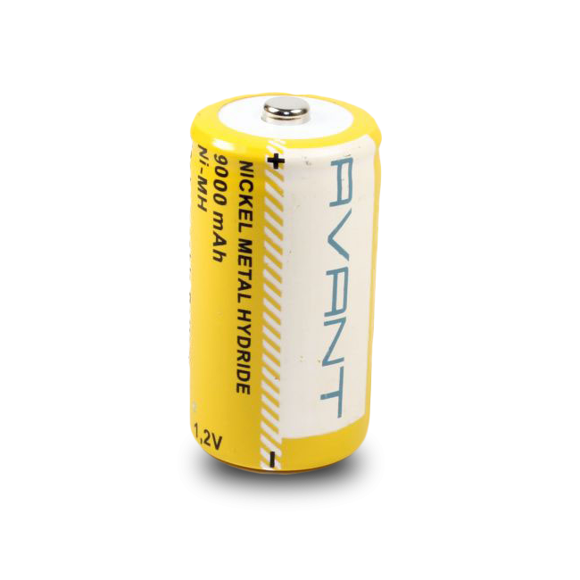 Аккумулятор R20 D Avant 9000mAh Ni-Mh (вдавлен минусовой контакт)  