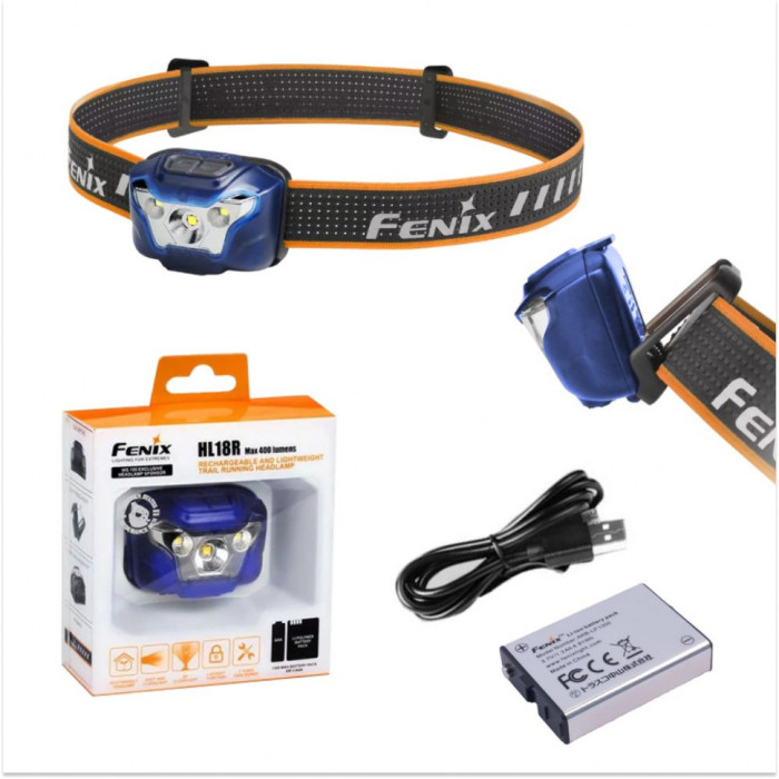 Фонарь Fenix HL18R Cree XP-G3 (синий)  