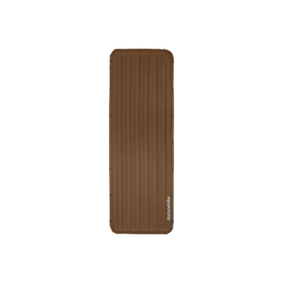 Матрас надувной одинарный Naturehike CNK2450WS034, 95 мм, с мешком для надувания, коричневый