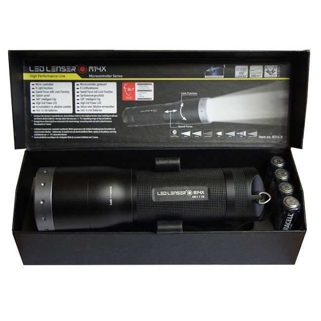 Карманный фонарь Led Lenser M14X, 650 лм  