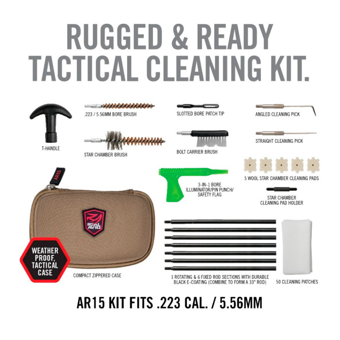 Набор для чистки Real Avid AR-15 Gun Cleaning Kit  