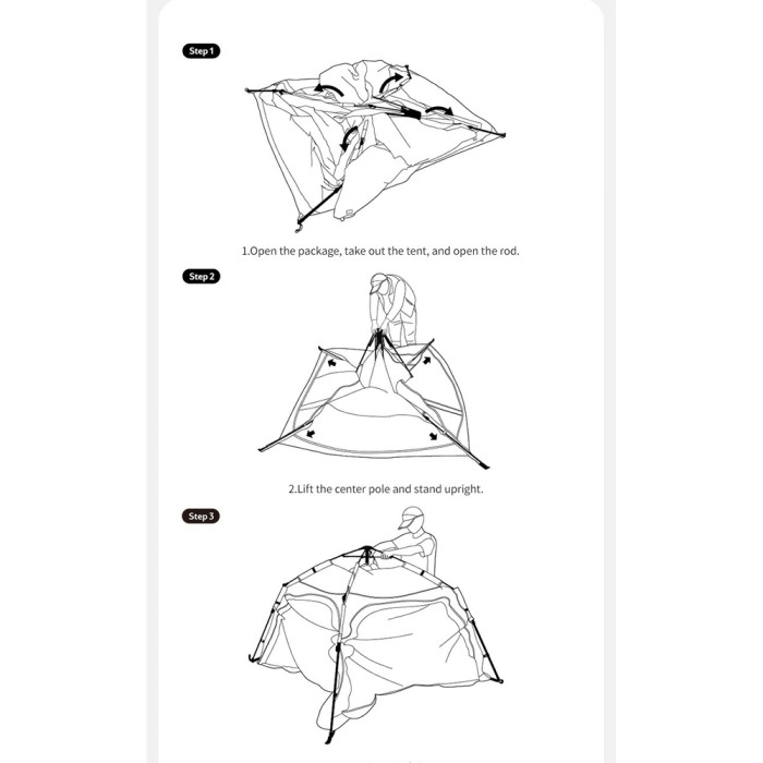 Палатка трехместная автоматическая с тентом Naturehike Ango CNK2550WS010, S, серая  