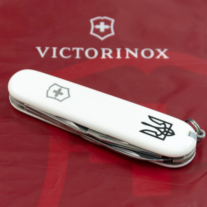 SPARTAN UKRAINE  91мм/12функ/бел /штоп /Трезубец.черн.  