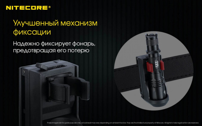 Чехол-держатель быстросъемный для фонарей Nitecore NTH25  
