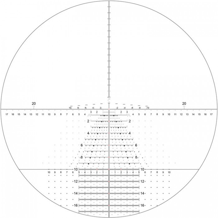 Прицел Nightforce NX8 2.5-20×50 F1 ZeroS СW-ILL. Сетка TReMoR3 с подсветкой  