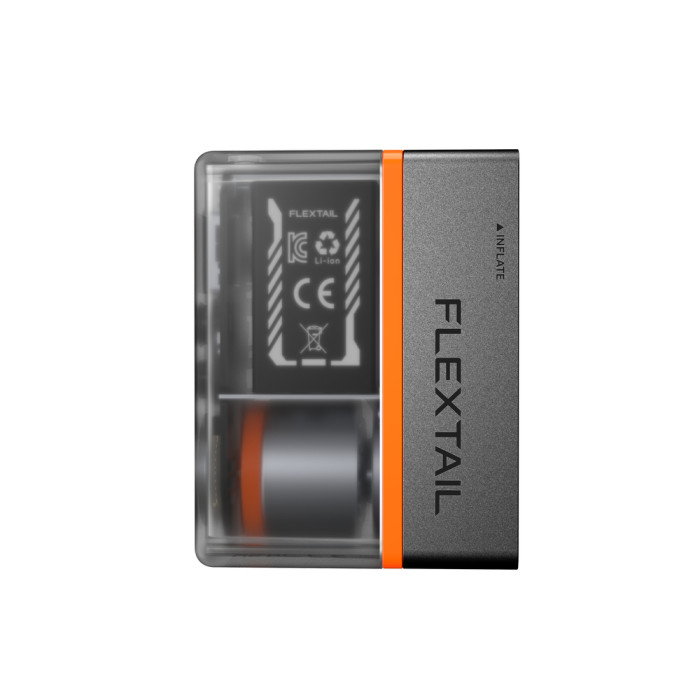 Велосипедный мини насос-задняя фара Flextail Tiny Tire Pump ACS, черный  