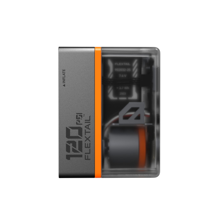 Велосипедный мини насос-задняя фара Flextail Tiny Tire Pump ACS, черный  