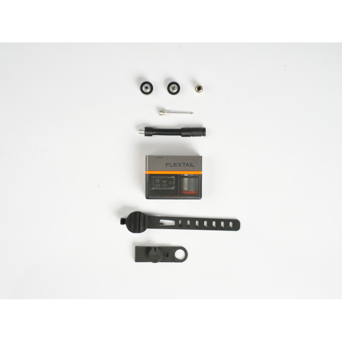 Велосипедный мини насос-задняя фара Flextail Tiny Tire Pump ACS, черный  