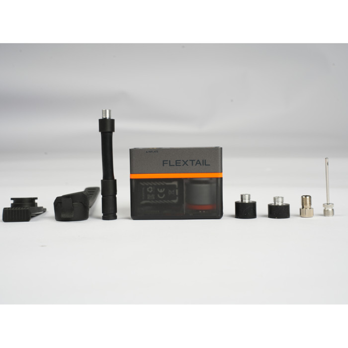 Велосипедный мини насос-задняя фара Flextail Tiny Tire Pump ACS, черный  
