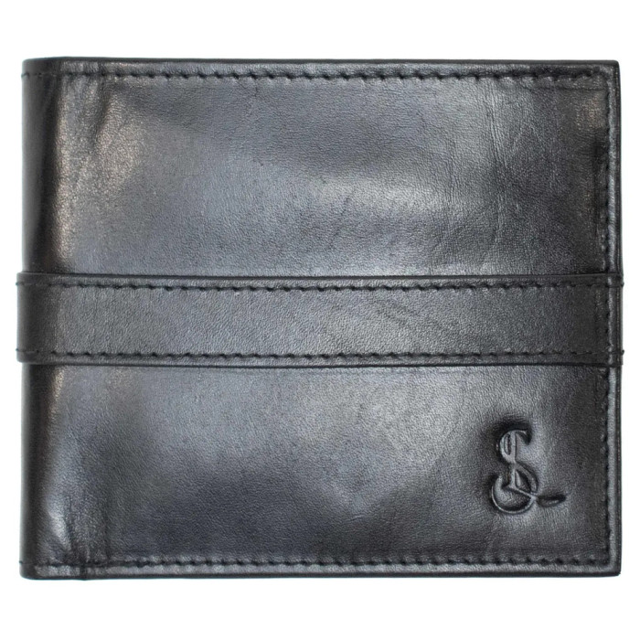 Портмоне мужское кожаное Semi Line RFID Black (P8265-0)  