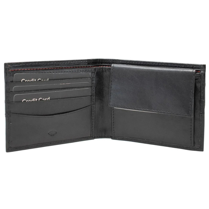 Портмоне мужское кожаное Semi Line RFID Black (P8265-0)  