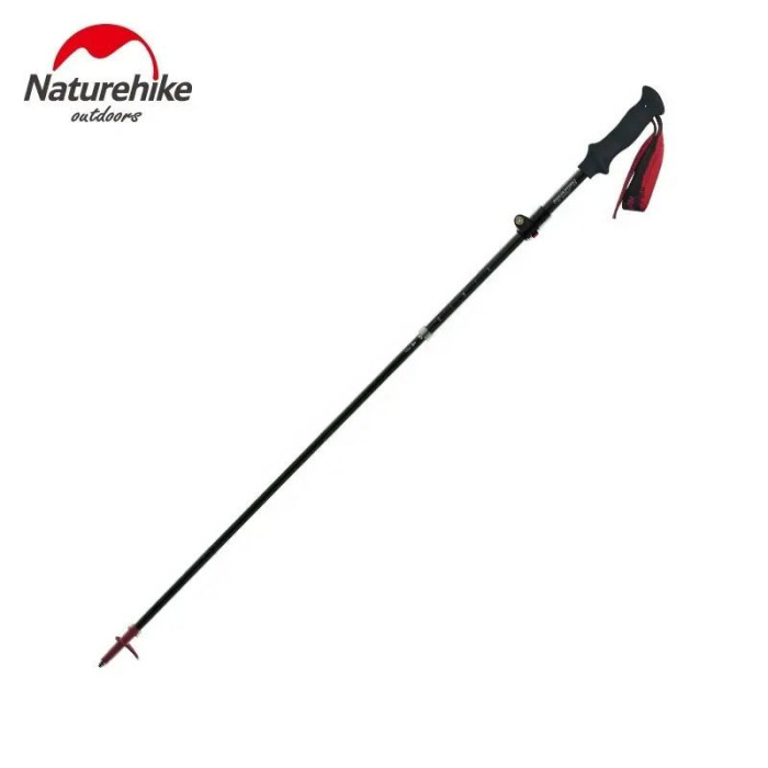 Трекинговая палка Naturehike ST07 NH18D010-Z, 115-135 см, бордовая  