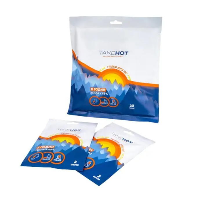 Химическая грелка для ног TakeHOT 10 пар  