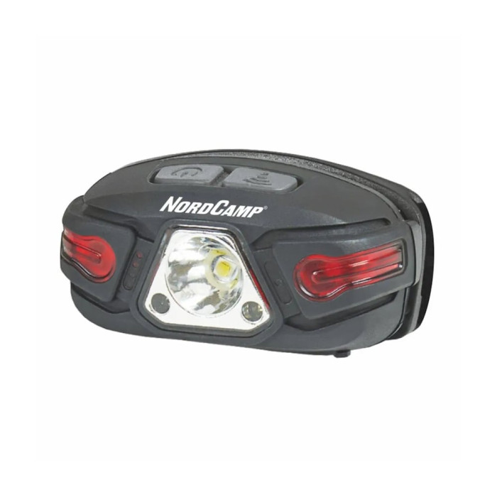 Фонарь налобный Nord Camp 250Lm, 5W LED, 850mAh, Sensor White/Red