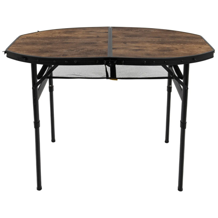 Стол Bo-Camp Woodbine Oval 100x70 cm Black/Wood look (1404185)  