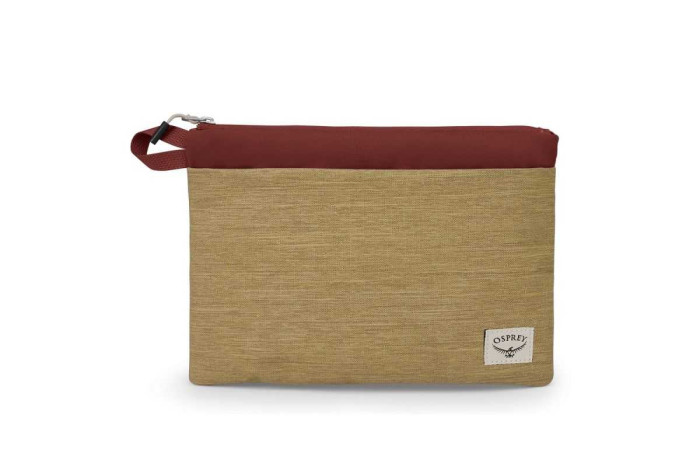 Органайзер Osprey Arcane Zip Pouch M Milky Tea Tan/Acorn Red  - бежевый  