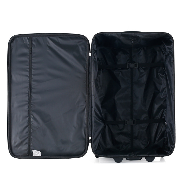 Чемодан Semi Line 24" (M) Black (T5679-2)