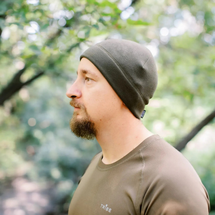 Шапка флисовая Tribe Fleece Hat T-KF-0018 OS, olive  