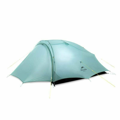 Палатка Naturehike Shared 2 NH20ZP091, 20D, сверхлегкая двухместная с футпринтом, голубой