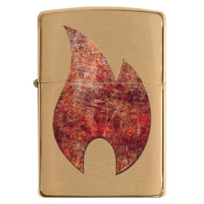 Зажигалка Zippo 204b Rusty Flame Design 29878