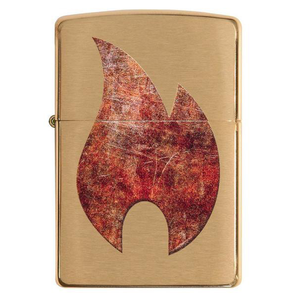 Зажигалка Zippo 204b Rusty Flame Design 29878  