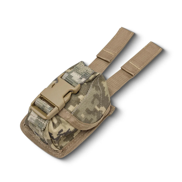 Подсумок Ukrarmor под гранату. Крепеж Molle. Cordura 500D Пиксель  