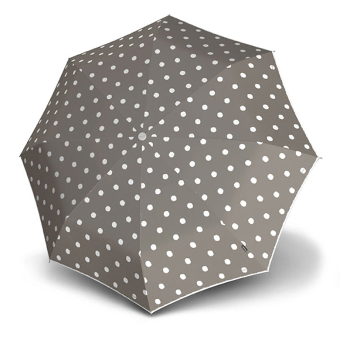 Зонт Knirps T.200 Dot Art Taupe Авто/Складной/8спиц /D99x28см  