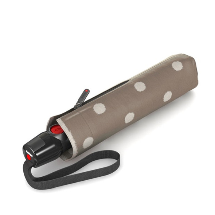 Зонт Knirps T.200 Dot Art Taupe Авто/Складной/8спиц /D99x28см  