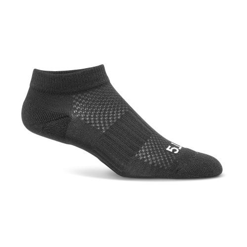 Носки тренировочные 5.11 Tactical PT Ankle Sock - 3 Pack (3 шт. в упаковке), черные, M (10035) 