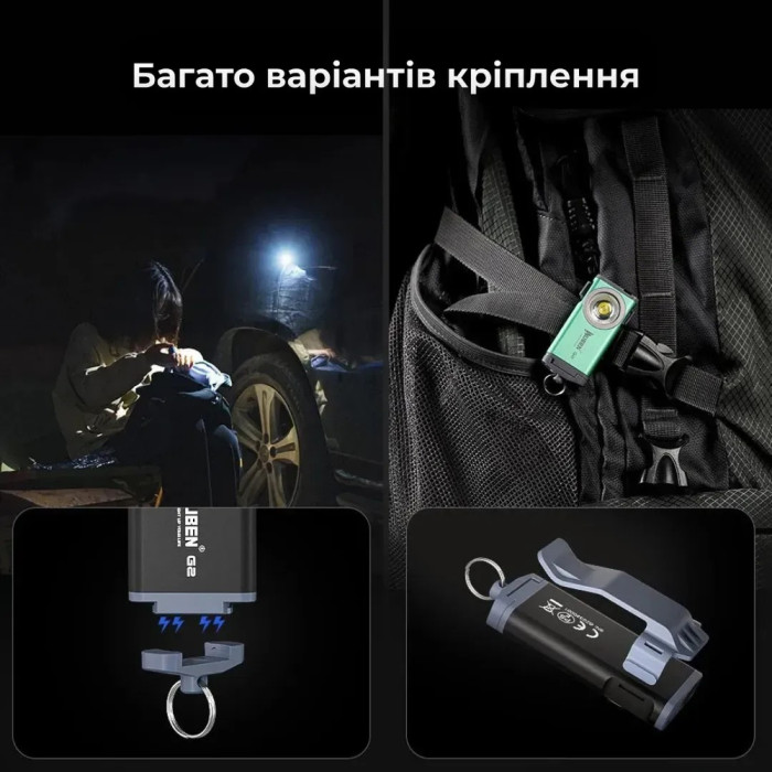 Фонарь Wuben G2, синий  