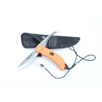 Нож Ganzo G802, оранжевый, в картонной коробке