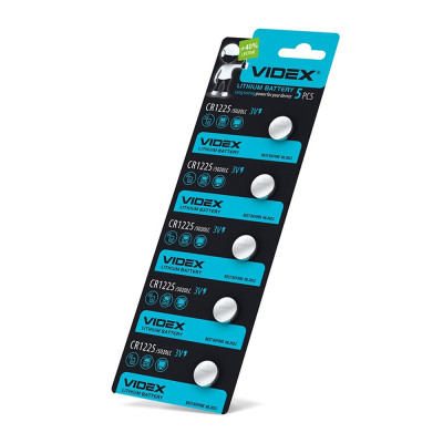 Батарейки литиевая Videx СR 1225 5pcs BLISTER CARD