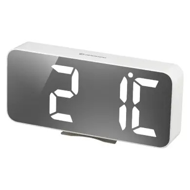 Часы настольные Bresser MyTime Echo FXL White (8010072GYEWHI)  