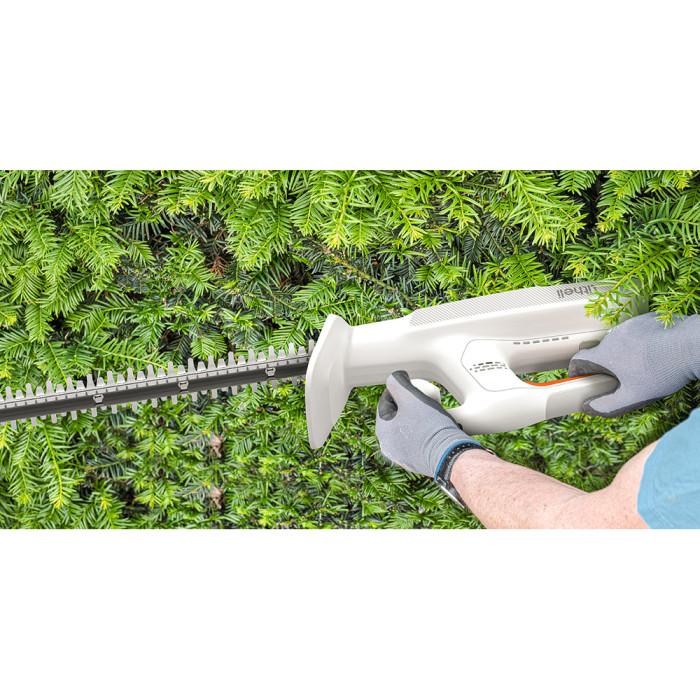 Аккумуляторный кусторез Litheli, питание от павербанка (УМБ Litheli Power Bank 10000 mAh, 45 W, 2А в комплекте)  