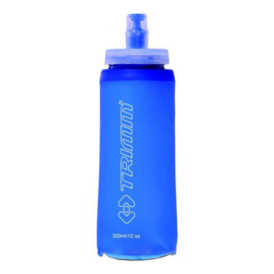 Фляга Trimm GEL-FLASK-H 350 blue/white print - синий