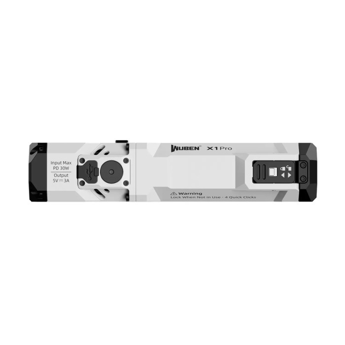 Фонарик ручной Wuben X1 PRO White  
