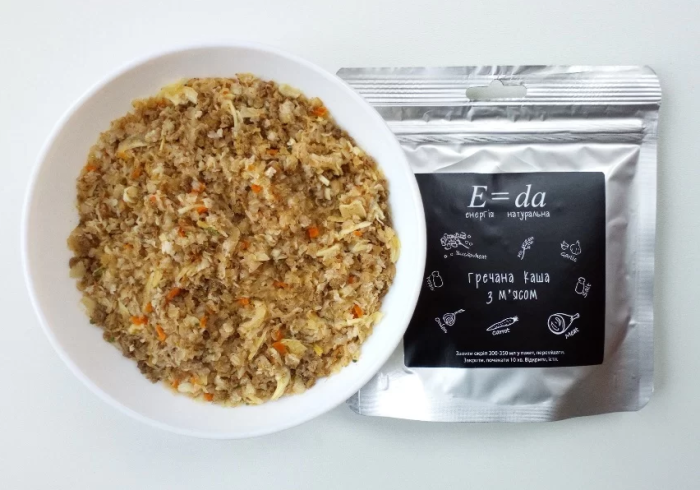 Гречневая каша с мясом E=da (E=da-6)  