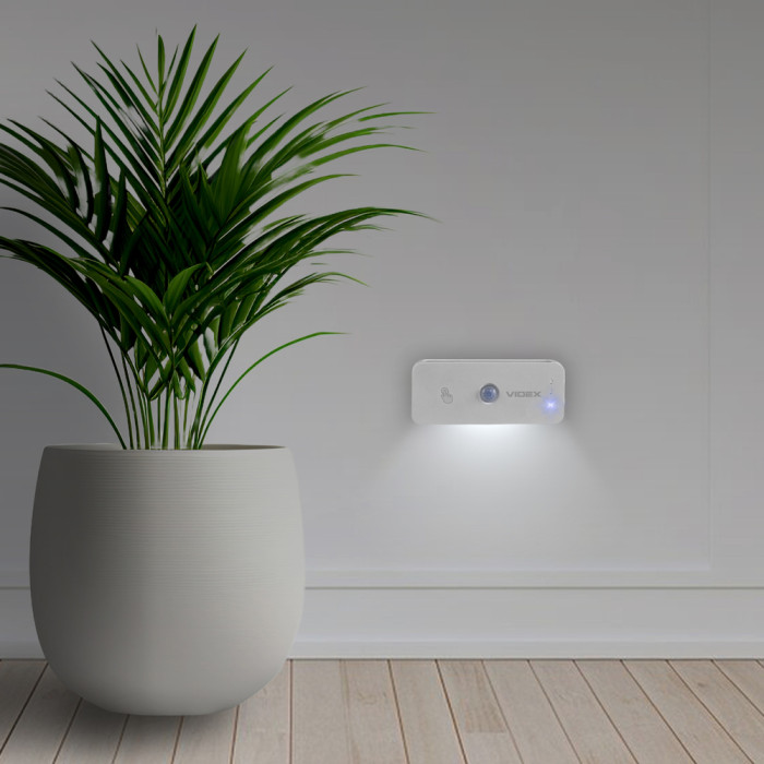 Светильник аккумуляторный с датчиком движения VIDEX VL-NL053W-S  