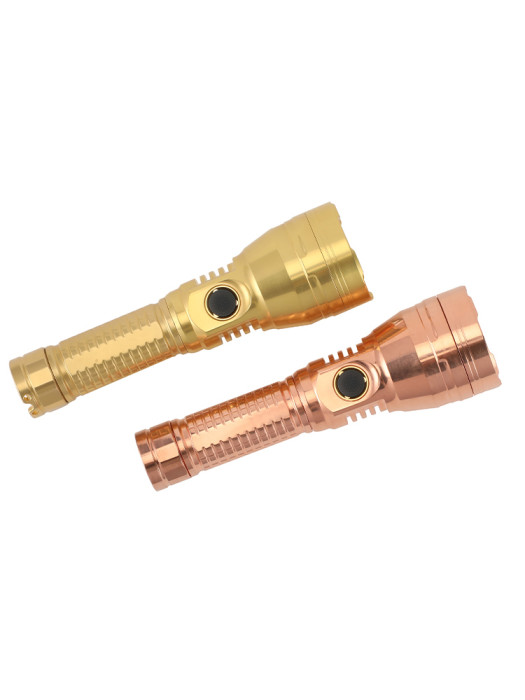 Фонарь Mateminсo MT35mini-S 18650 Brass, латунь  
