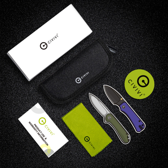 Нож складной Civivi Baby Banter Cuibourtia Wood C19068SB-2  