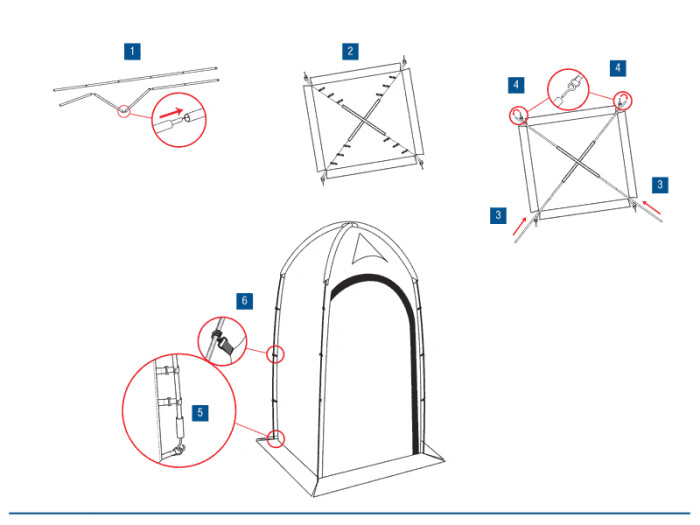 Палатка Alexika KSL Sanitary Zone Plus  